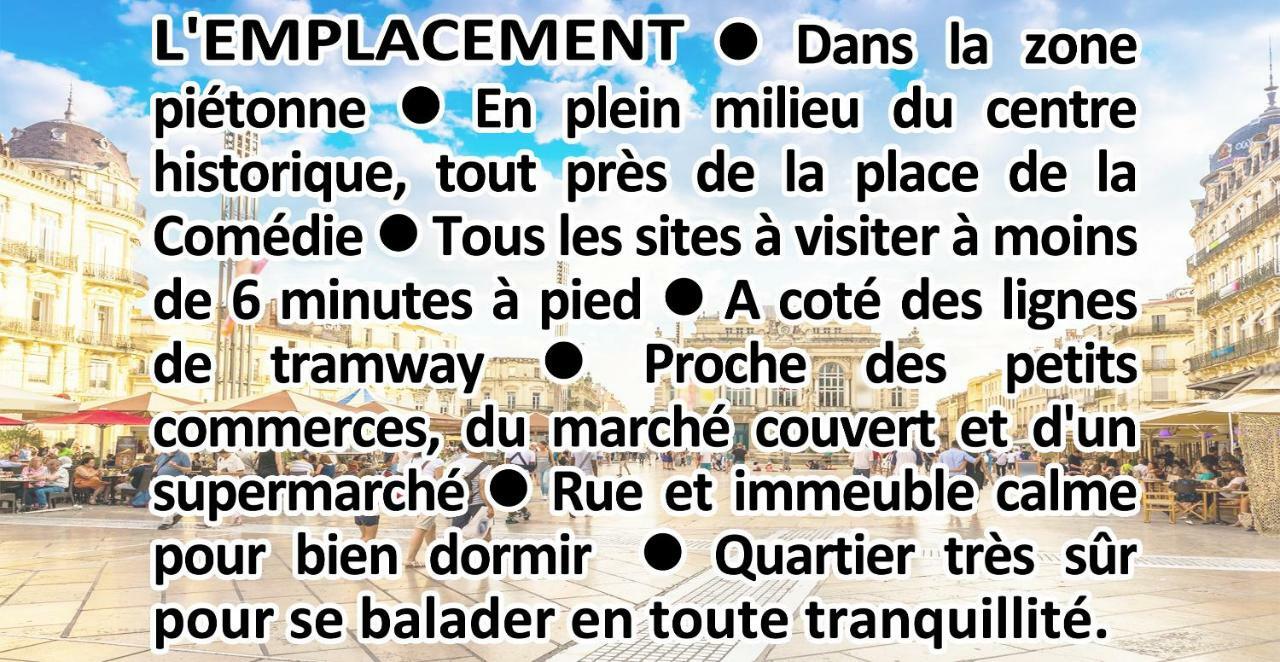 Comedie Musee-Fabre Parking Offert Climatisation Apartament Montpellier Zewnętrze zdjęcie