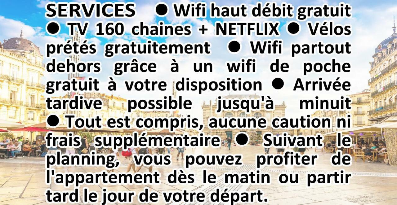 Comedie Musee-Fabre Parking Offert Climatisation Apartament Montpellier Zewnętrze zdjęcie